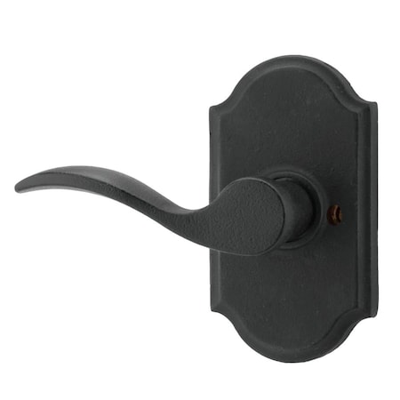 Weslock LH Carlow Premiere Priv Lock ADJ Latch Full Lip Strike Black L7110H2H2SL20